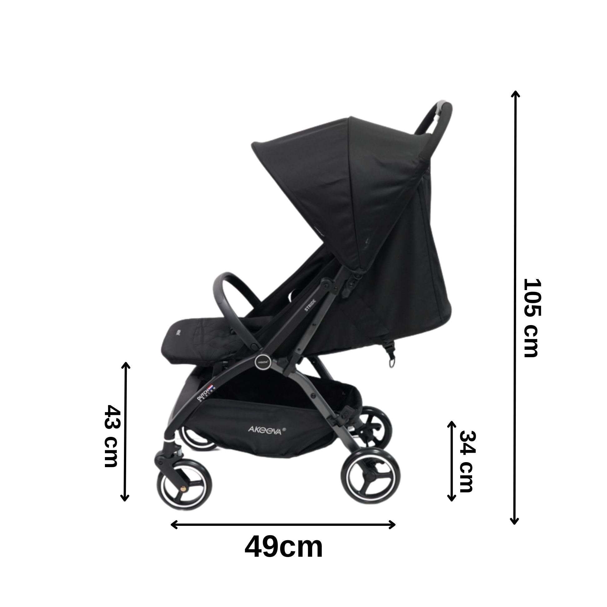 Akeeva Travel Stroller (Stride)