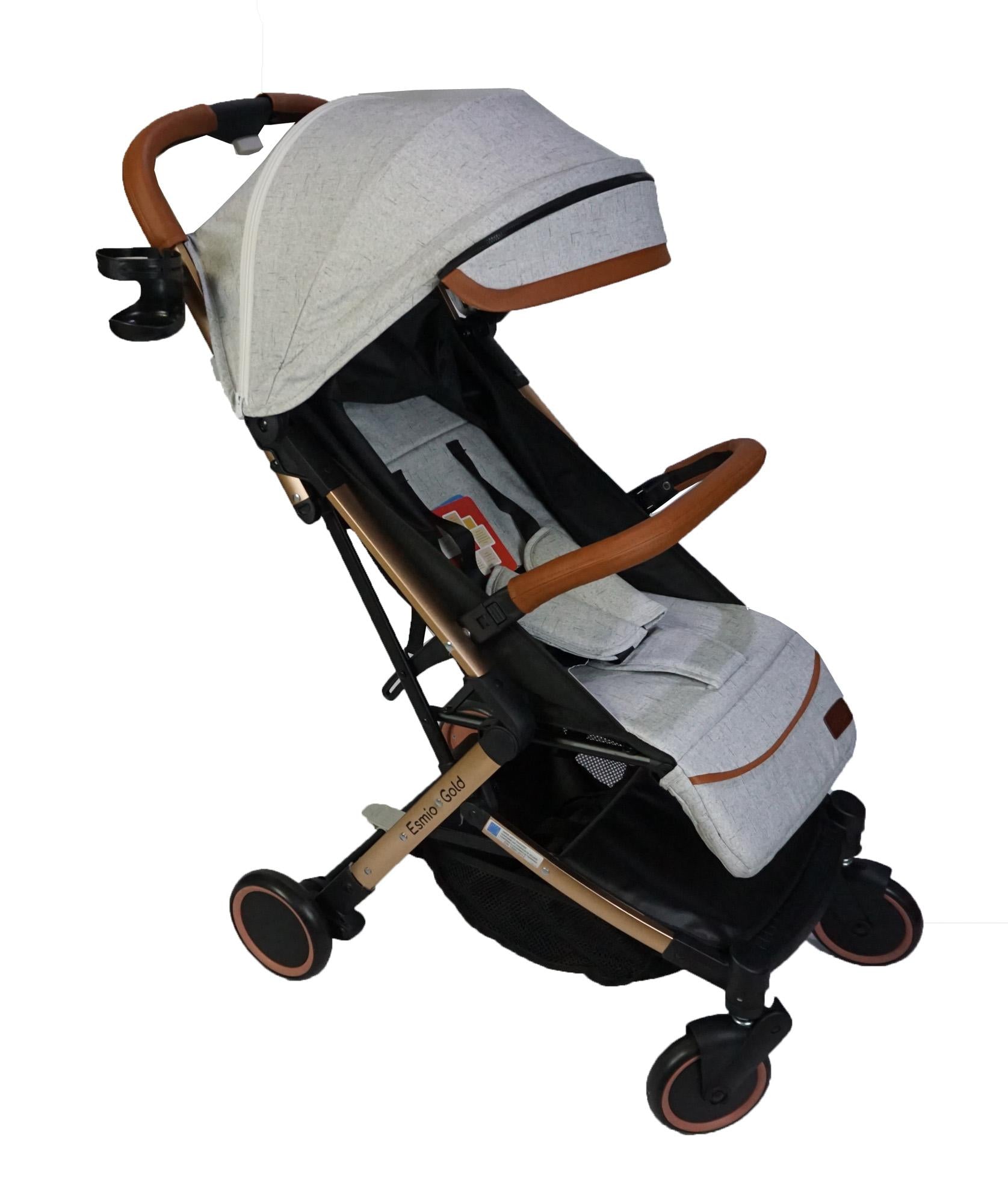 [ONLINE EXCLUSIVE] Akeeva X Evenflo Travel Stroller (Esmio Gold)