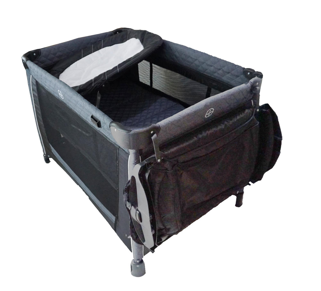Akeeva Luxury Playpen w/changer and snoozer  (Sage)