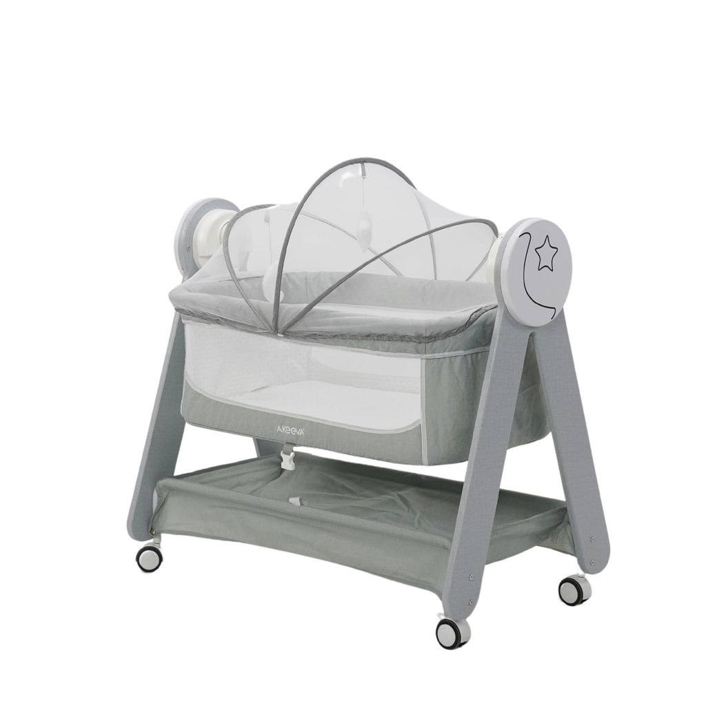 Akeeva Luxury Wood Autosway Crib (Classique Autosway)