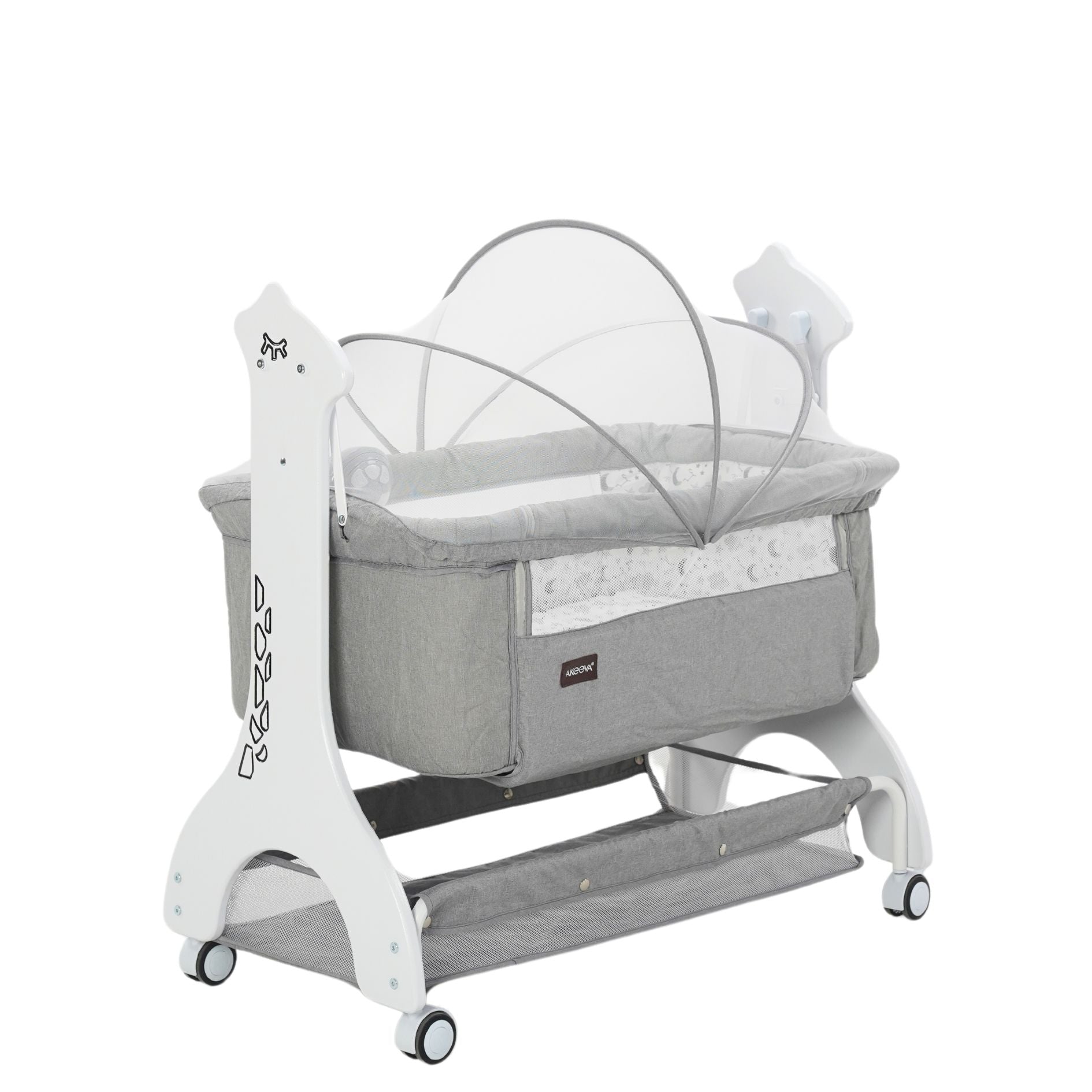 Akeeva Luxury Wood Sidebed Crib (Classique)