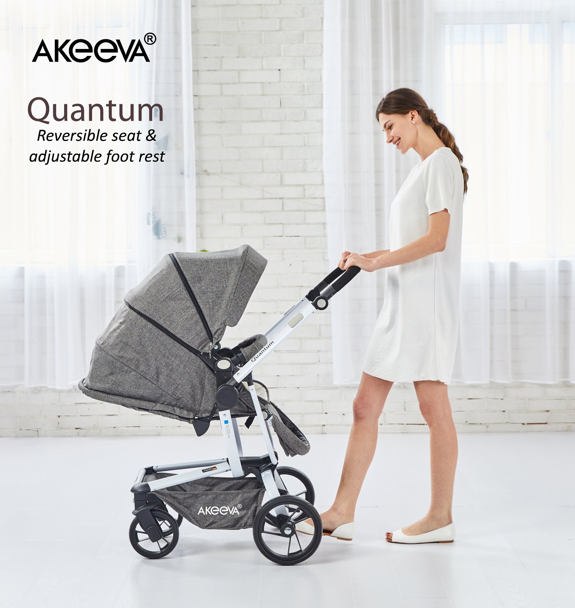 [ONLINE EXCLUSIVE] Akeeva Luxury Stroller (Quantum)