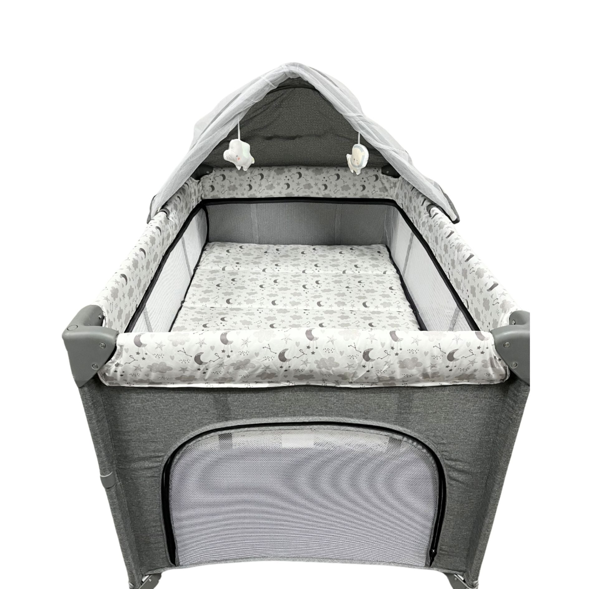Akeeva Luxury Easyfold CO-SLEEPER Playpen w/changer (Easyfold Sidebed)
