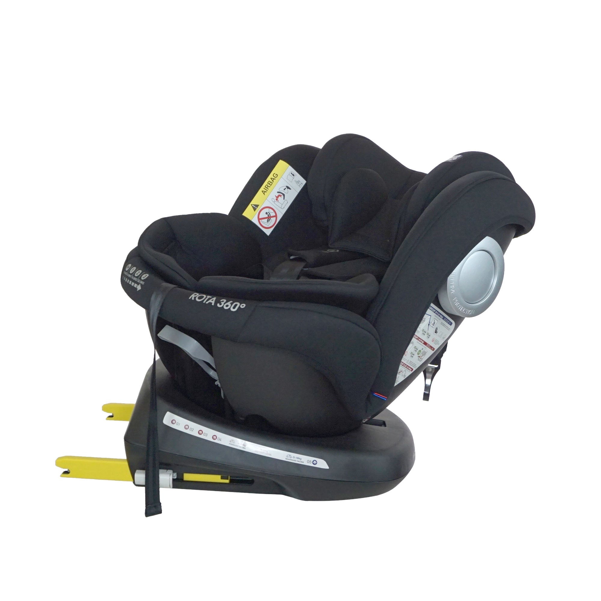 Akeeva 360 Rotate Isofix Carseat w/latch and side impact protection (Rota 360) W/ICC