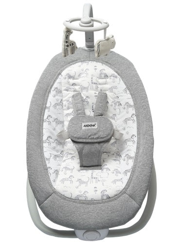 Akeeva FOLDABLE Reclinable Newborn to Toddler Rocker Extra Big Size with music and vibrate (FUTTON)