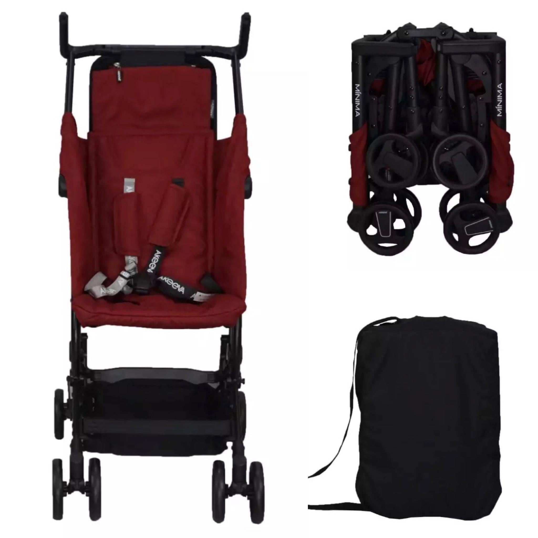 [ONLINE EXCLUSIVE] Akeeva Pocket Stroller (Minima) with extendable legrest and FREE frontbar