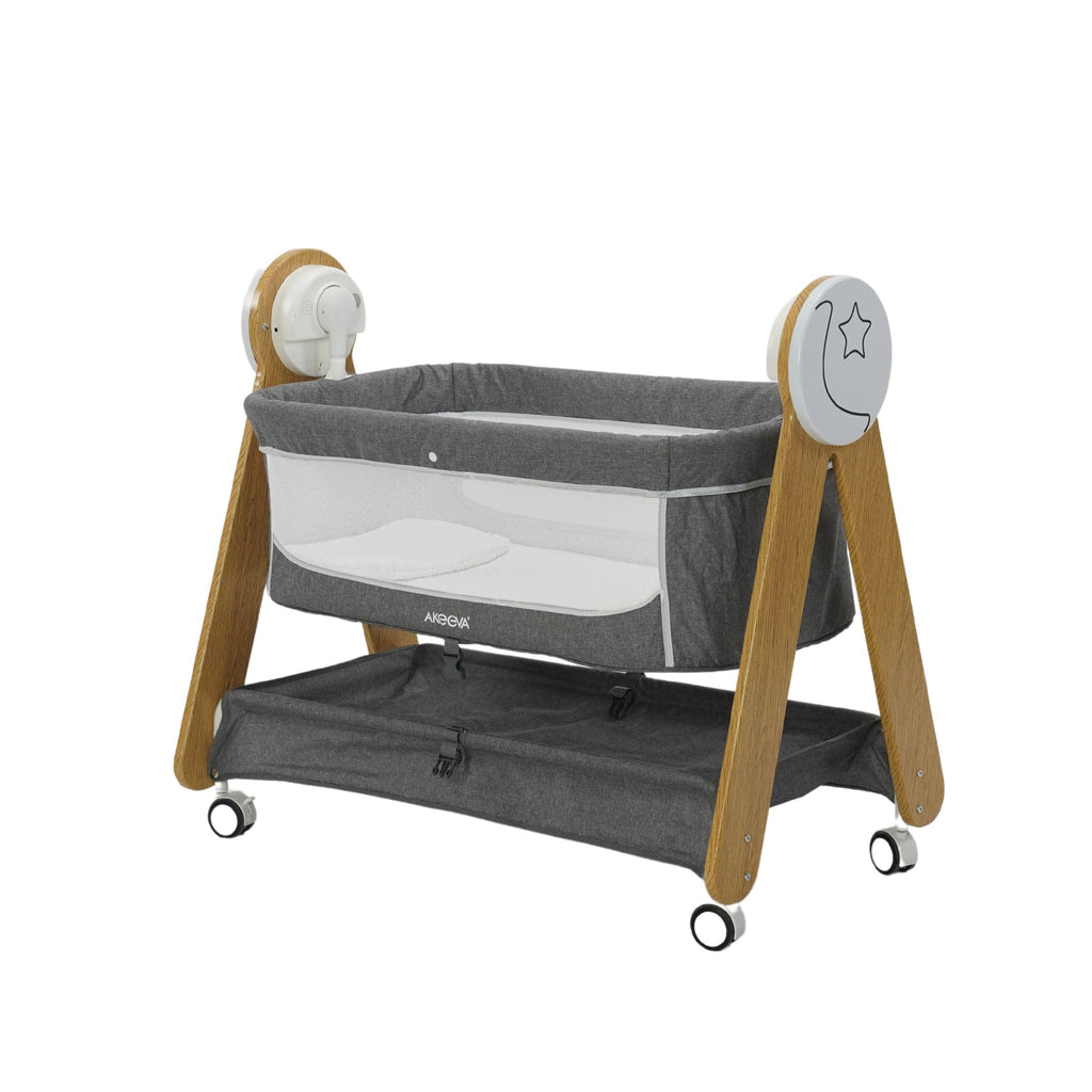 Akeeva Luxury Wood Autosway Crib (Classique Autosway)
