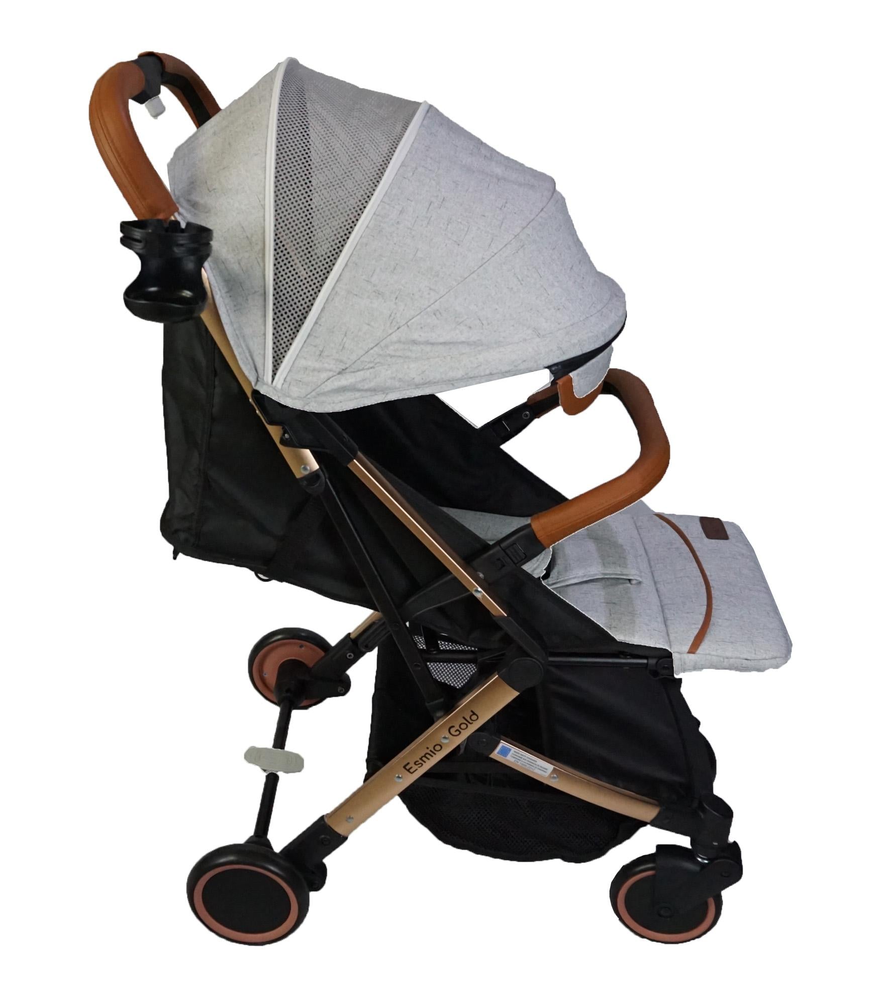 [ONLINE EXCLUSIVE] Akeeva X Evenflo Travel Stroller (Esmio Gold)