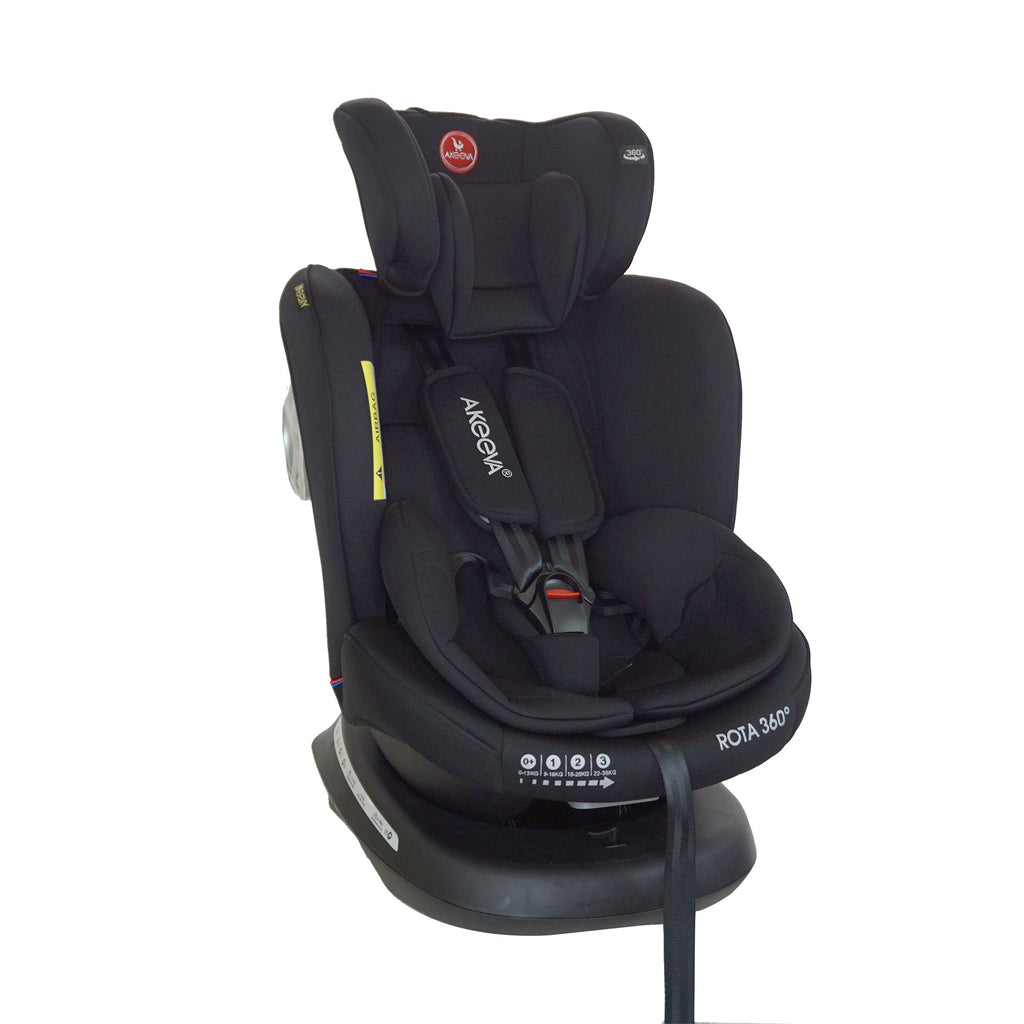 Akeeva 360 Rotate Isofix Carseat w/latch and side impact protection (Rota 360) W/ICC
