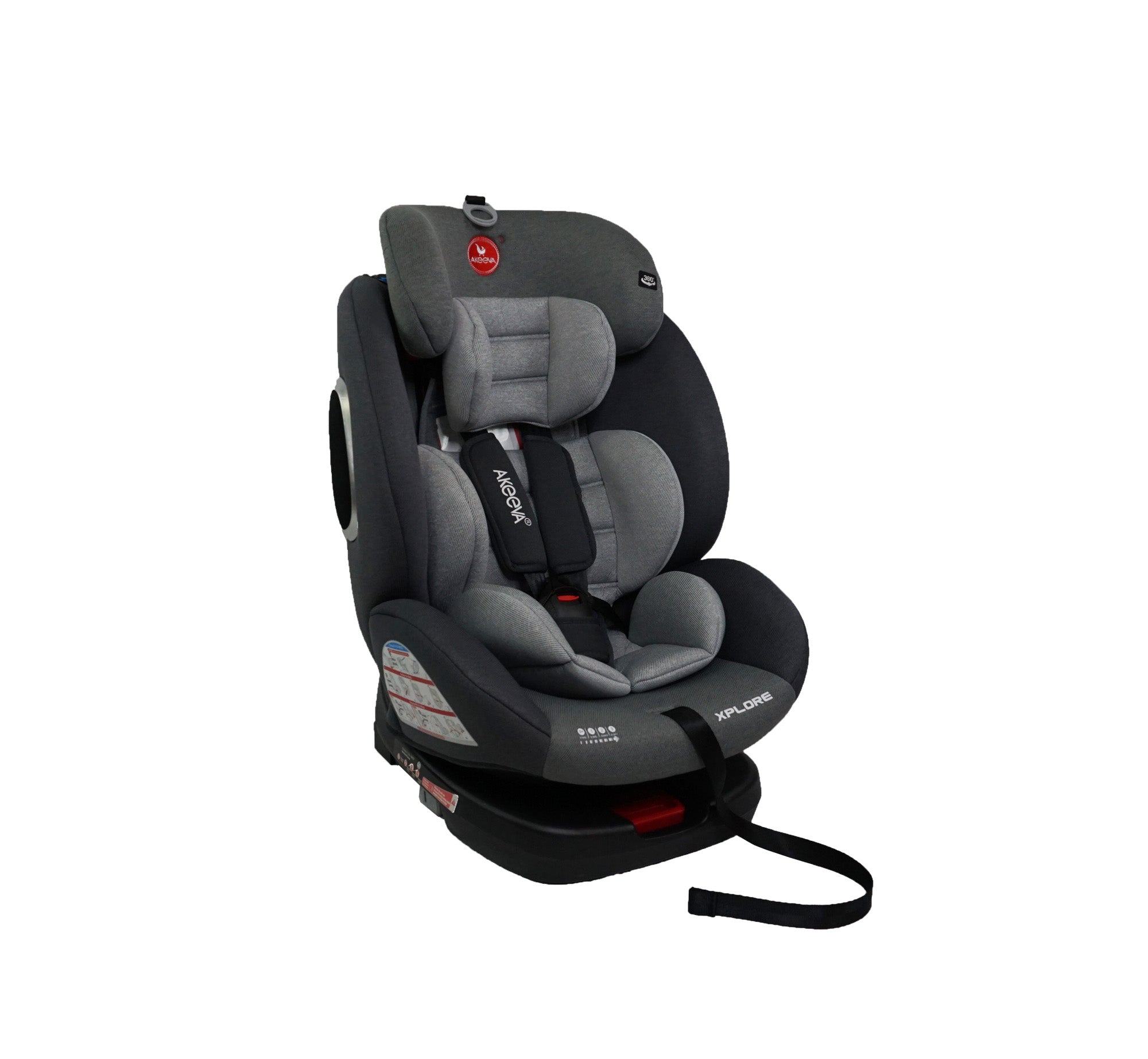 Akeeva 360 Rotate Isofix Carseat w/latch and side protect (Xplore) w/ICC