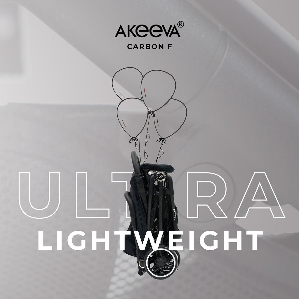 Akeeva Carbon Fiber Stroller (Carbon-F) Cabin Sized