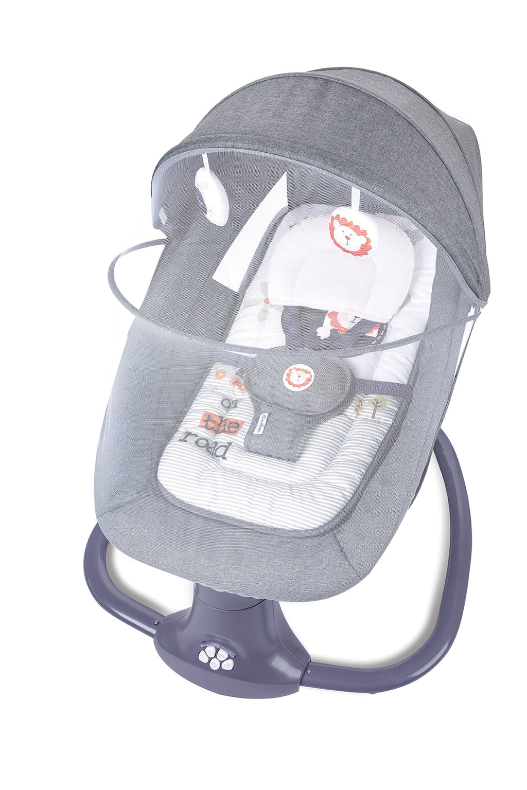 Akeeva Newborn to Toddler Reclinable Automatic Snoozer Swing (SNUGGLI)