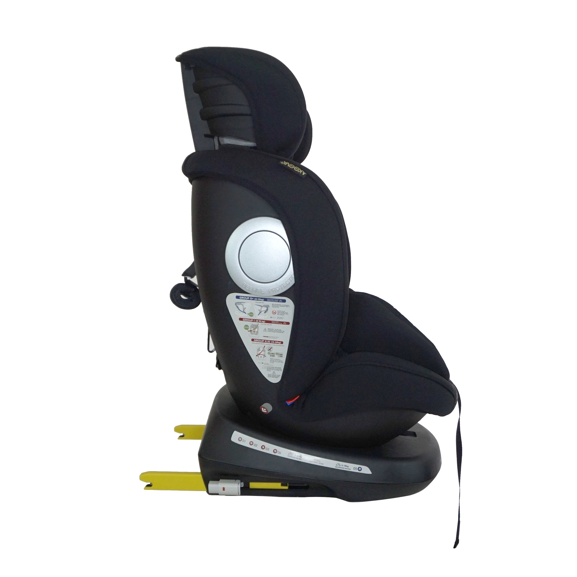 Akeeva 360 Rotate Isofix Carseat w/latch and side impact protection (Rota 360) W/ICC