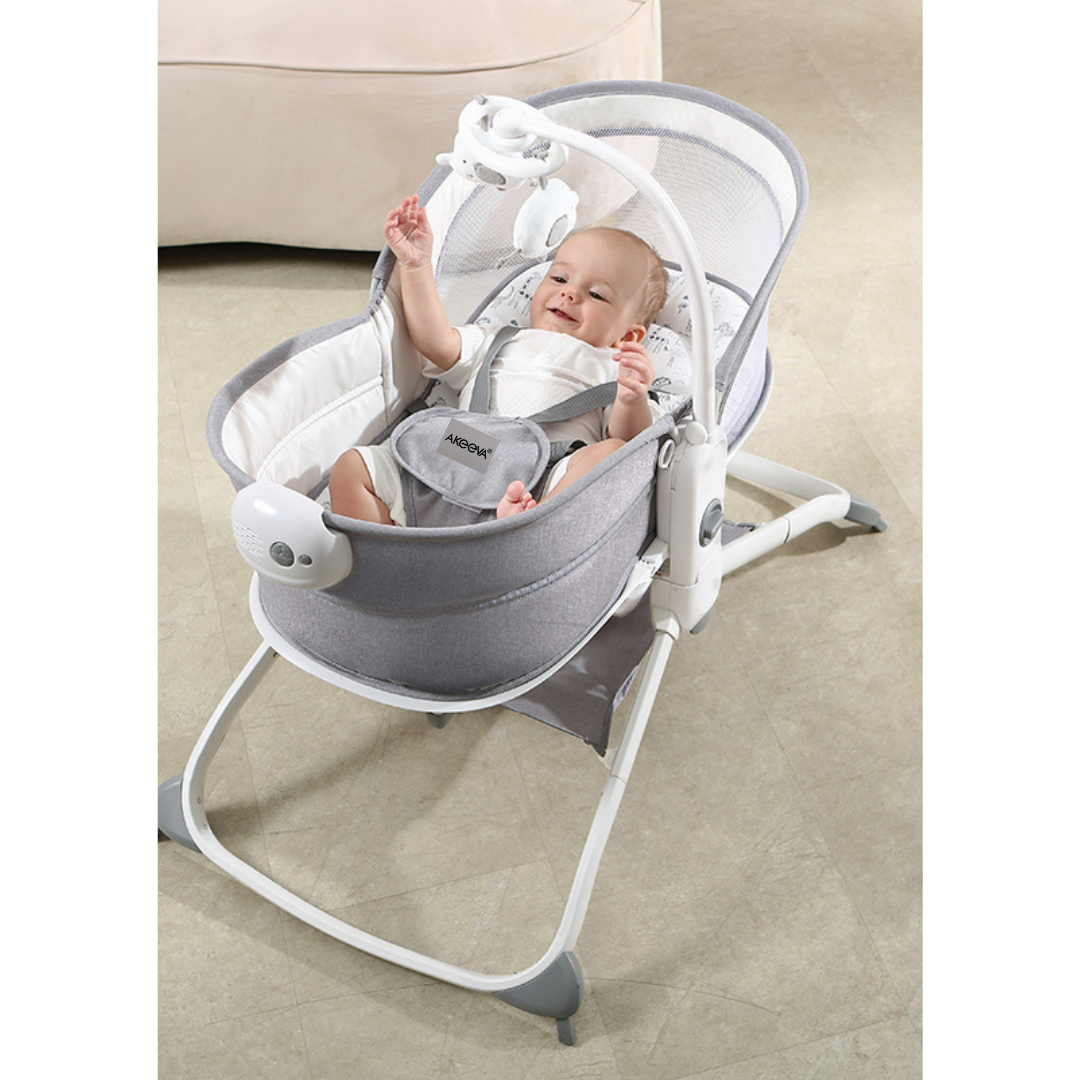 Akeeva Newborn to Toddler 5 in 1 Sidebed Crib to Toddler Seat (Uni-Cot)