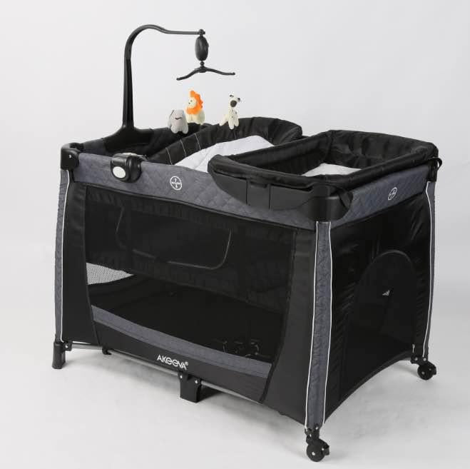 Akeeva Luxury Playpen w/changer and snoozer  (Sage)