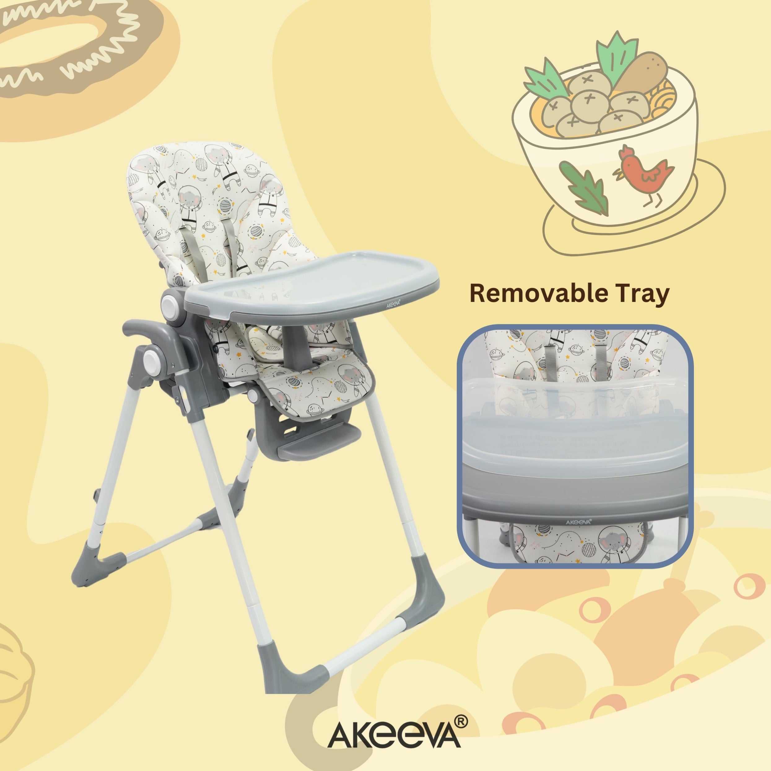 Akeeva Luxury High Chair (Mincho)