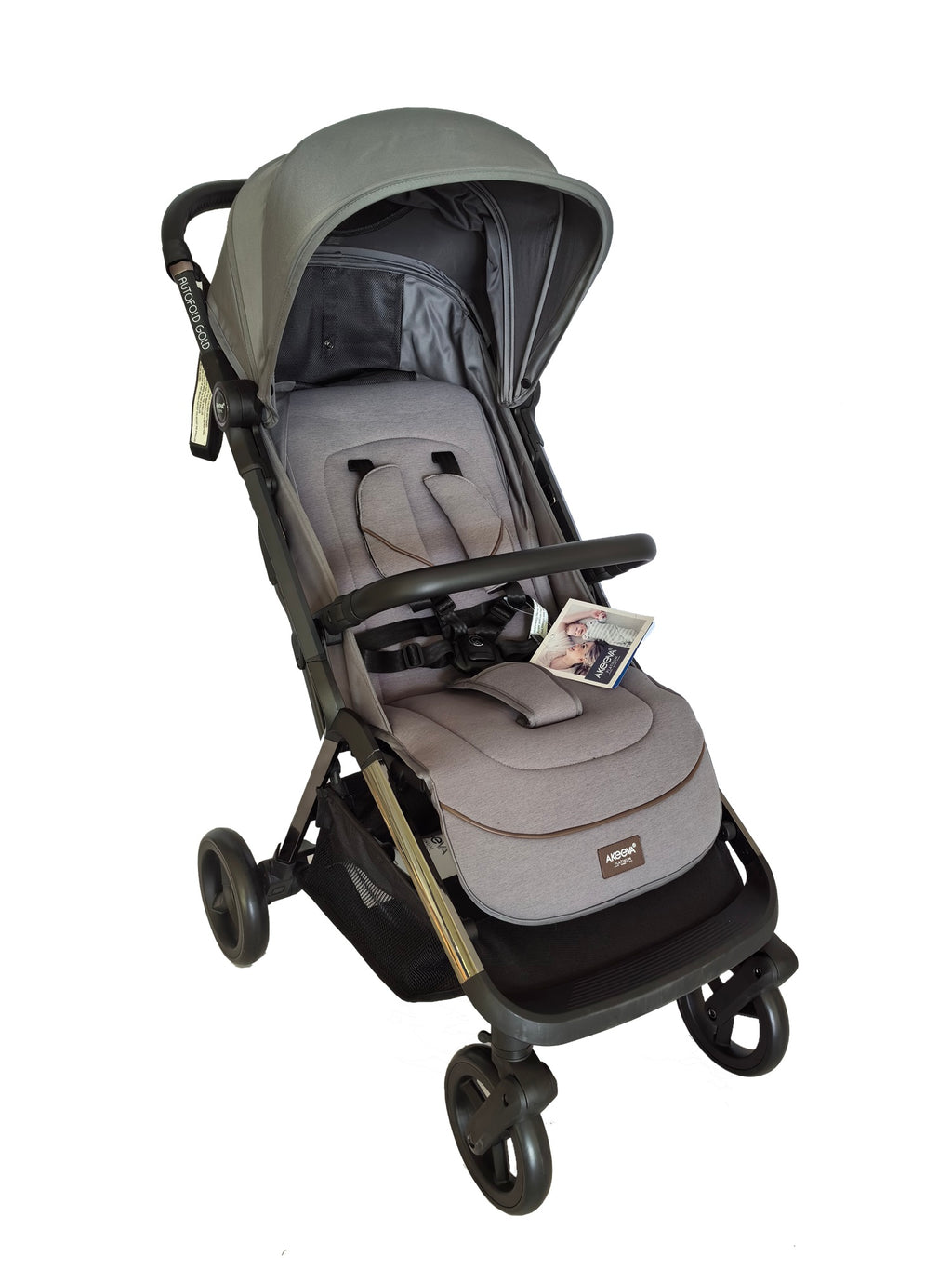 Akeeva Luxury Self-Fold Travel Stroller (Autofold Gold X)