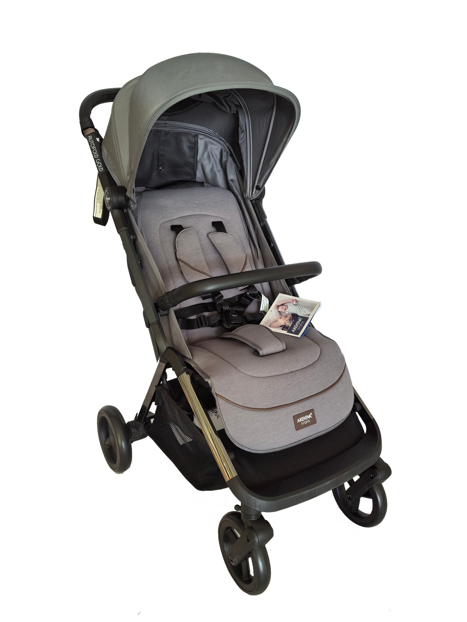 Akeeva Luxury Self-Fold Travel Stroller (Autofold Gold X)
