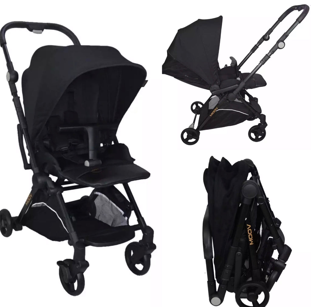 [ONLINE EXCLUSIVE] Akeeva Luxury REVERSIBLE Handle Travel Stroller (Moov)
