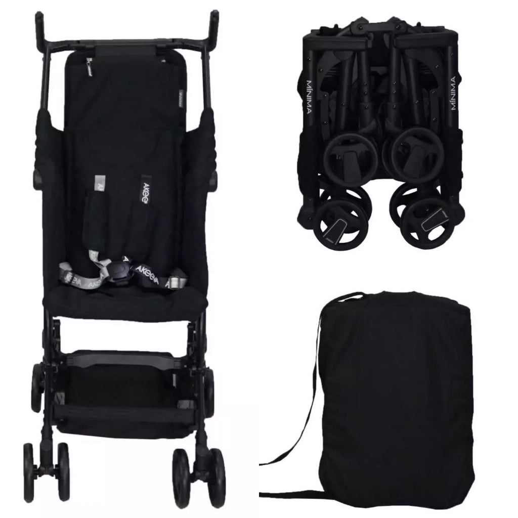 [ONLINE EXCLUSIVE] Akeeva Pocket Stroller (Minima) with extendable legrest and FREE frontbar