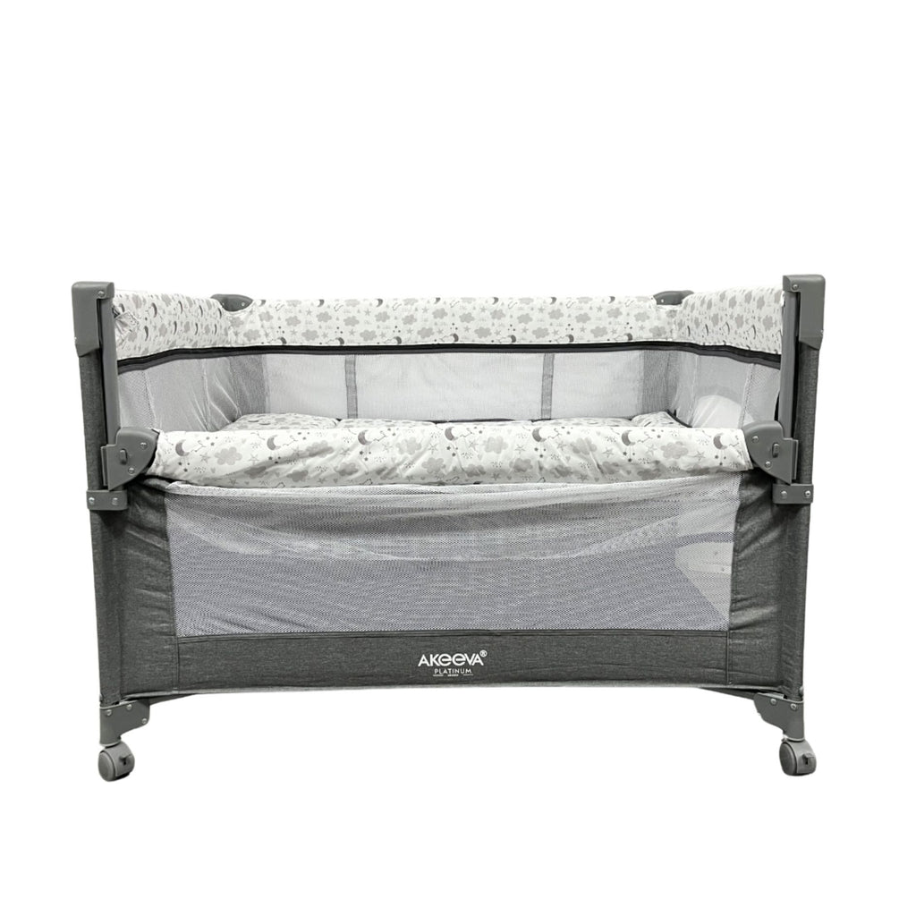 Akeeva Luxury Easyfold CO-SLEEPER Playpen w/changer (Easyfold Sidebed)