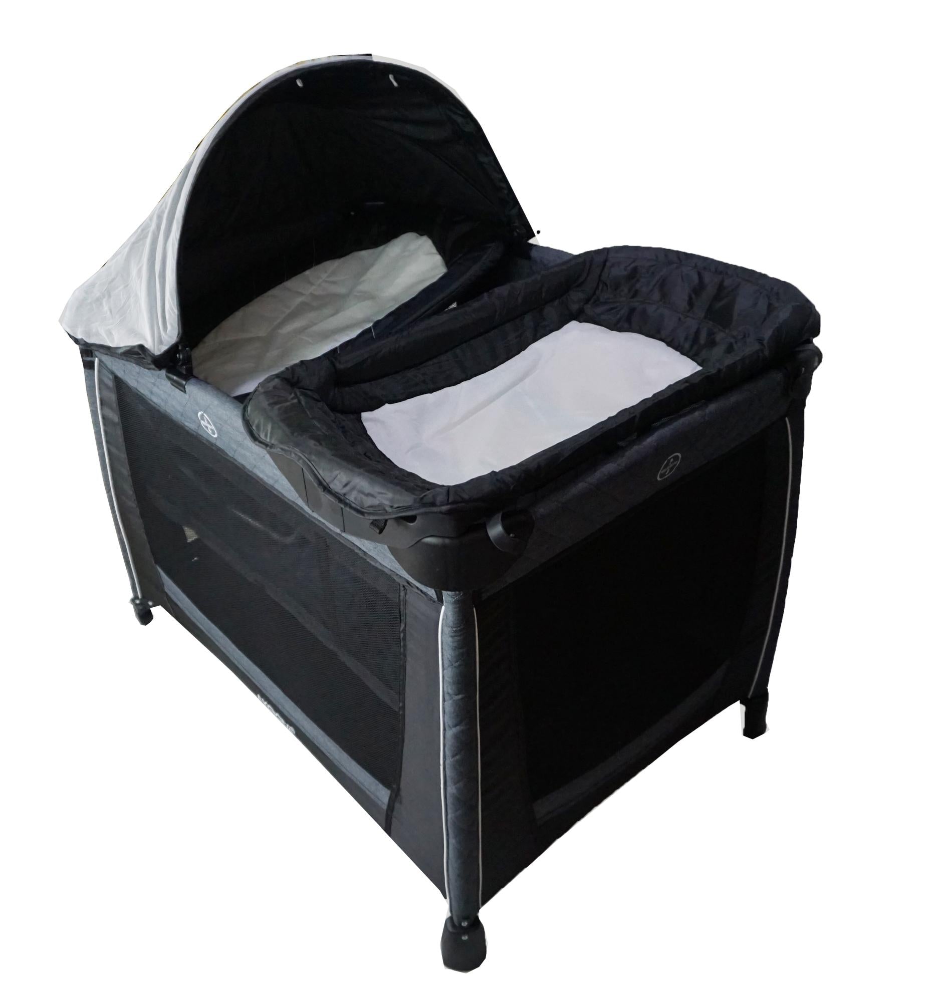 Akeeva Luxury Playpen w/changer and snoozer  (Sage)