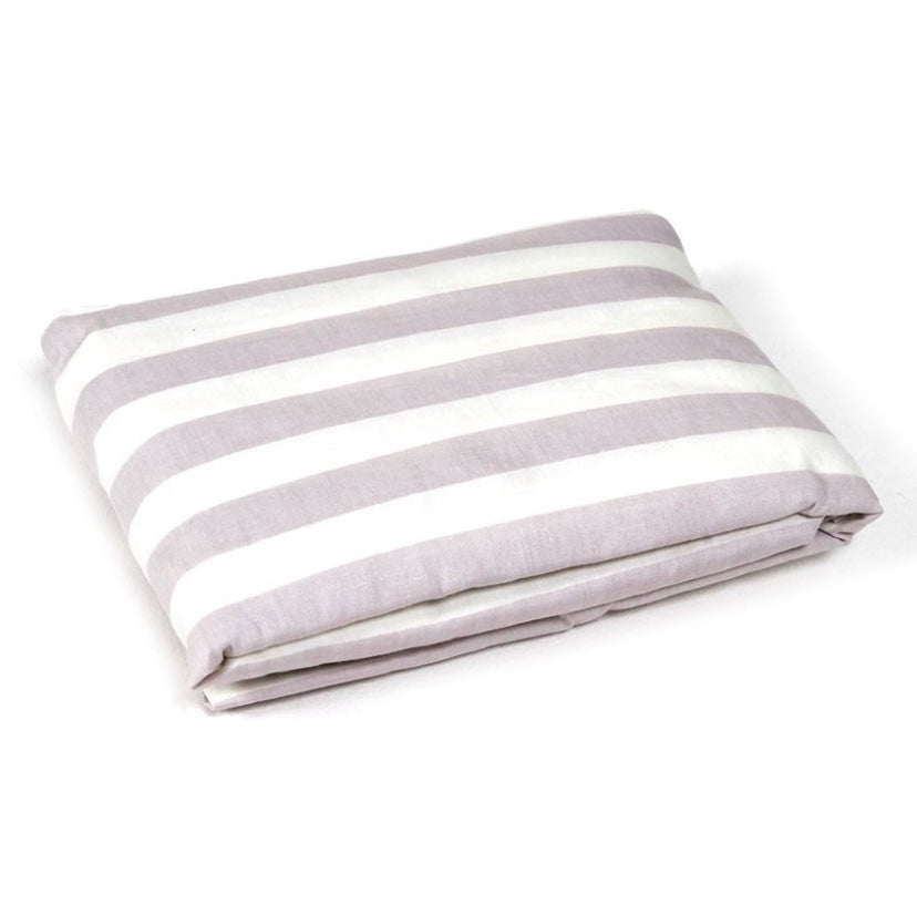 Akeeva AK-439 Crib Comforter and Bumper Pad with Bedsheet 6-piece Set (Beige) 28x41