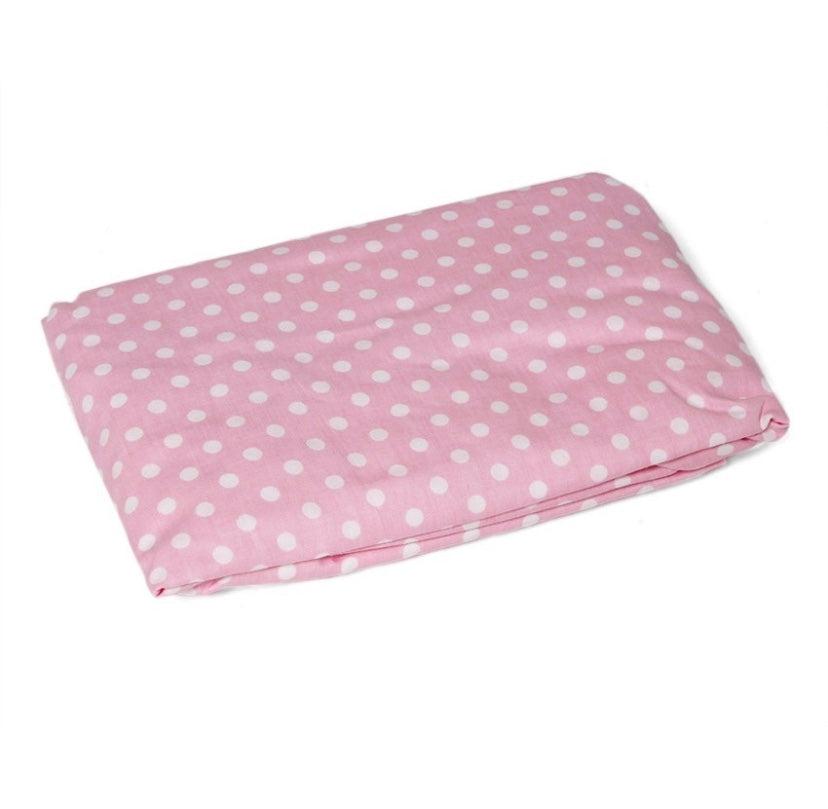 Akeeva AK-330 Crib Bedsheet (Pink) 28x52