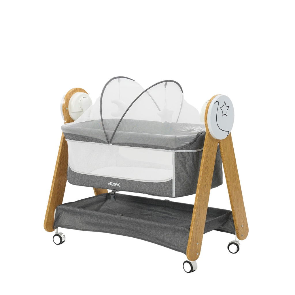 Akeeva Luxury Wood Autosway Crib (Classique Autosway)