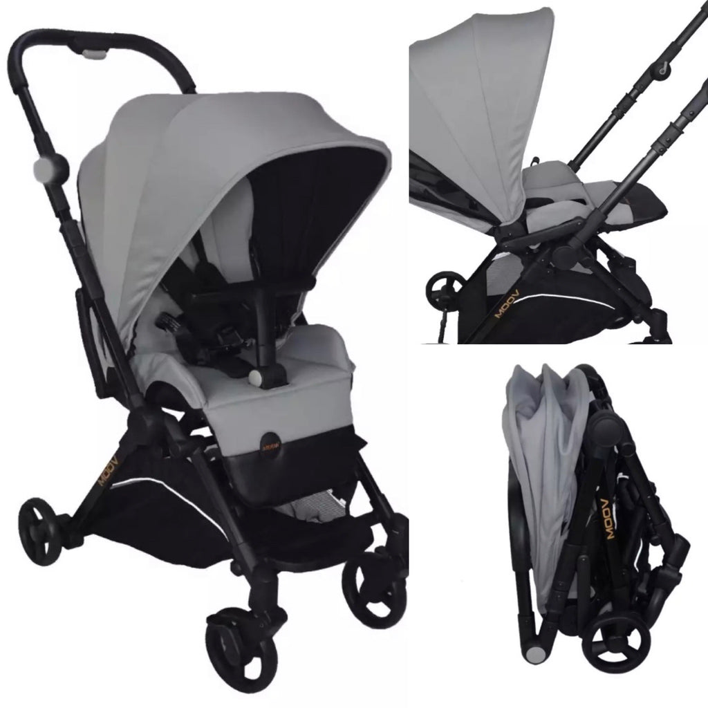 [ONLINE EXCLUSIVE] Akeeva Luxury REVERSIBLE Handle Travel Stroller (Moov)