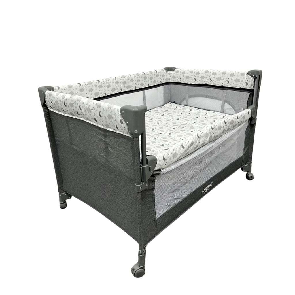 Akeeva Luxury Easyfold CO-SLEEPER Playpen w/changer (Easyfold Sidebed)