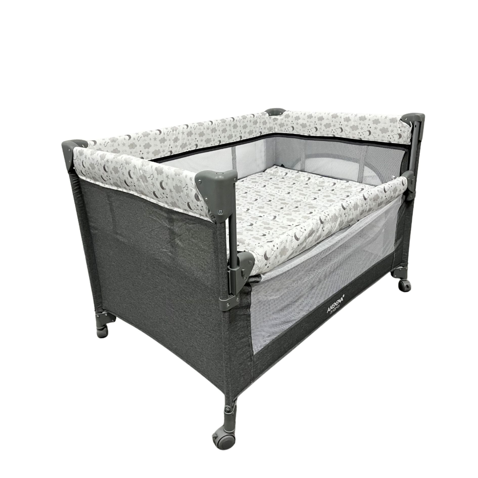 Akeeva Luxury Easyfold CO-SLEEPER Playpen w/changer (Easyfold Sidebed)
