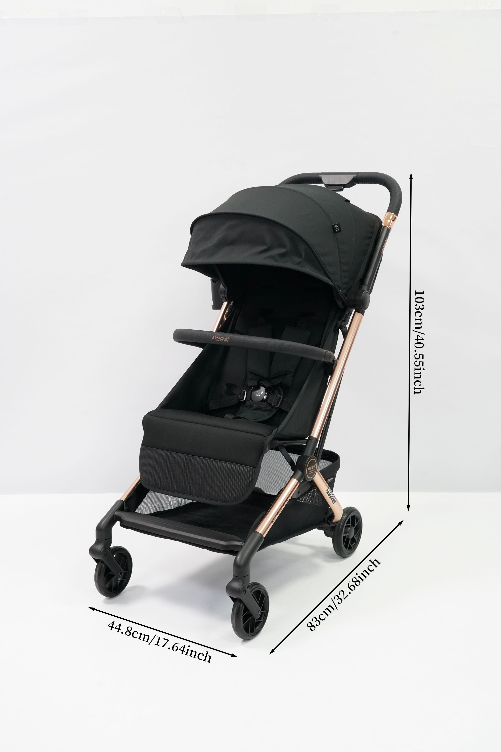 Akeeva Platinum Luxury Cabin-sized Stroller (Razer)