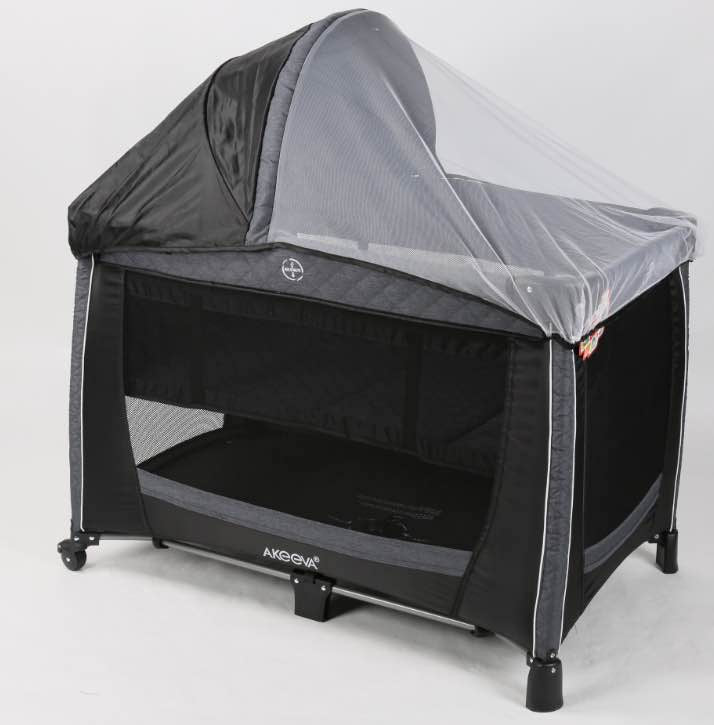 Akeeva Luxury Playpen w/changer and snoozer  (Sage)