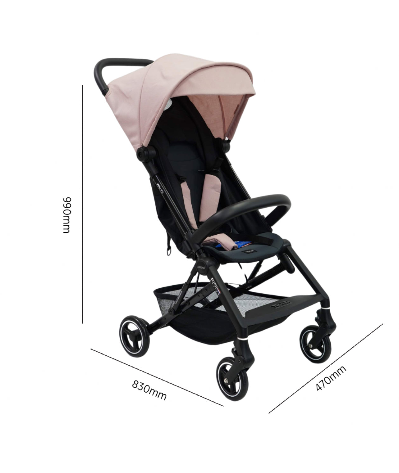 [Online Exclusive] Akeeva Cabin-Sized Lightweight Stroller (Waltz)