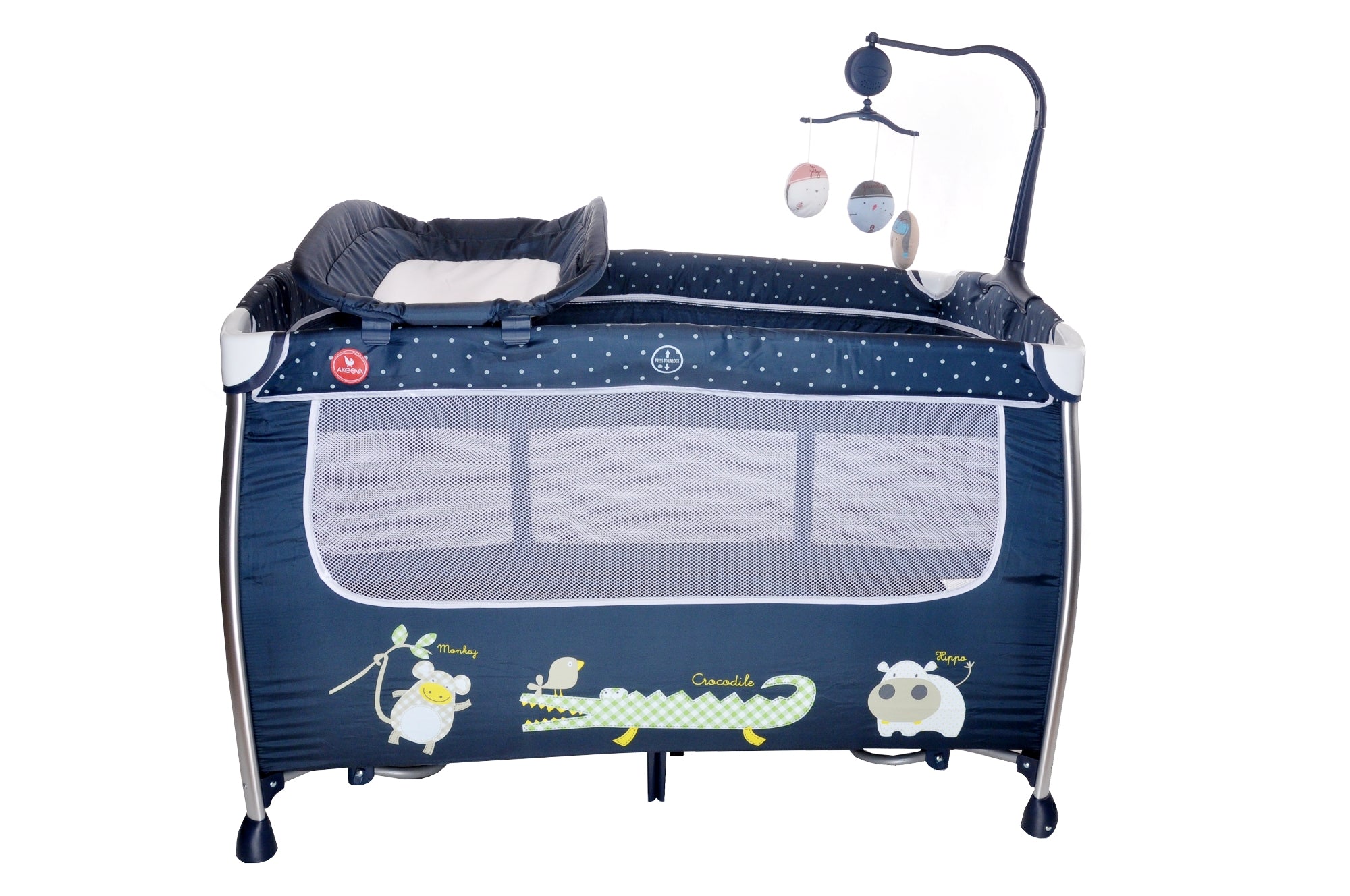 Akeeva Luxury Aluminum Playpen (Arlo)