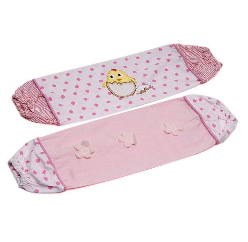 Akeeva AK-330 Bolster Case and Pillow Case 3-piece Set (Pink)