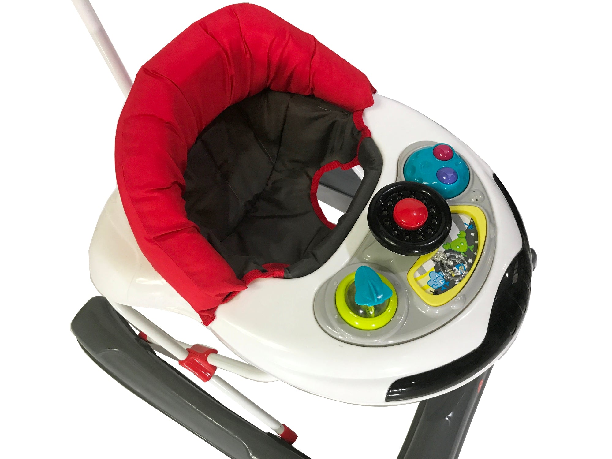 Akeeva Luxury U Shape Walker w/ Parent Handle (Grey)