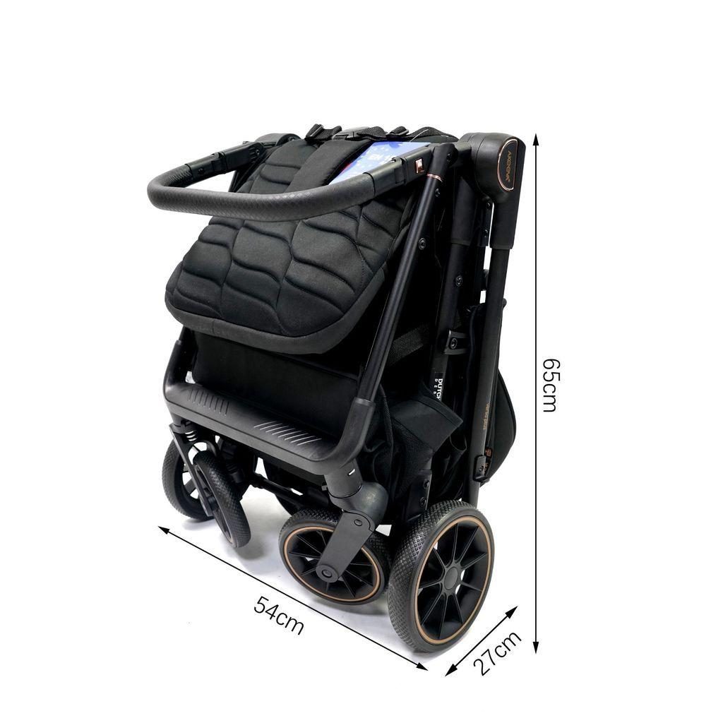 Akeeva Reversible Handle Stroller w/ Carseat Travel System (Versa Plus)