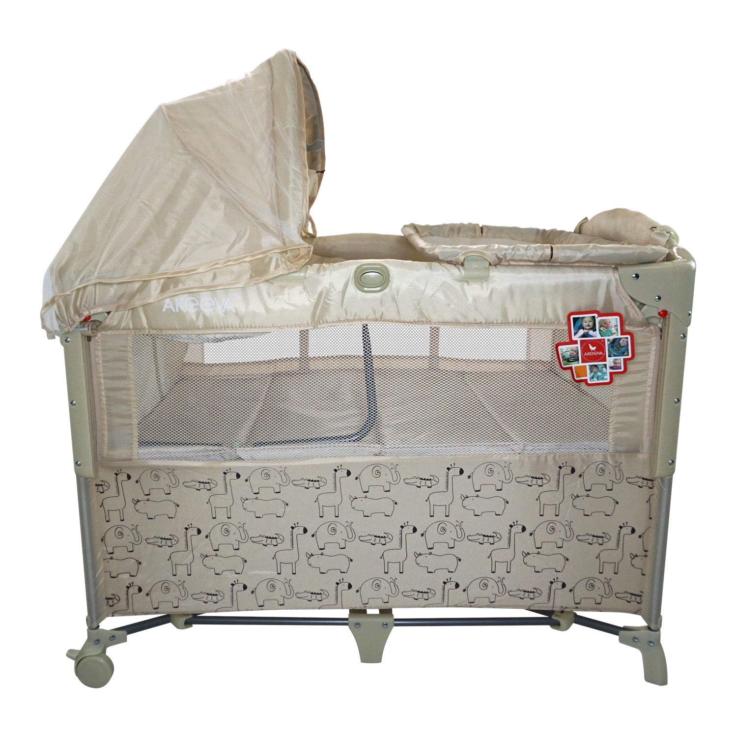 Akeeva Luxury CO-SLEEPER Playpen w/changer and snoozer (B.SIDE ME)