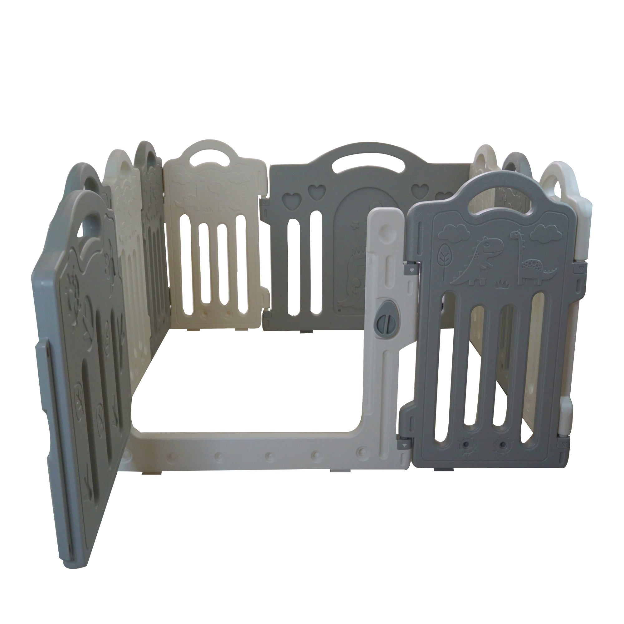 Akeeva Playfence / Playpen / Play yard / Safety Rail (8+2 Panels)