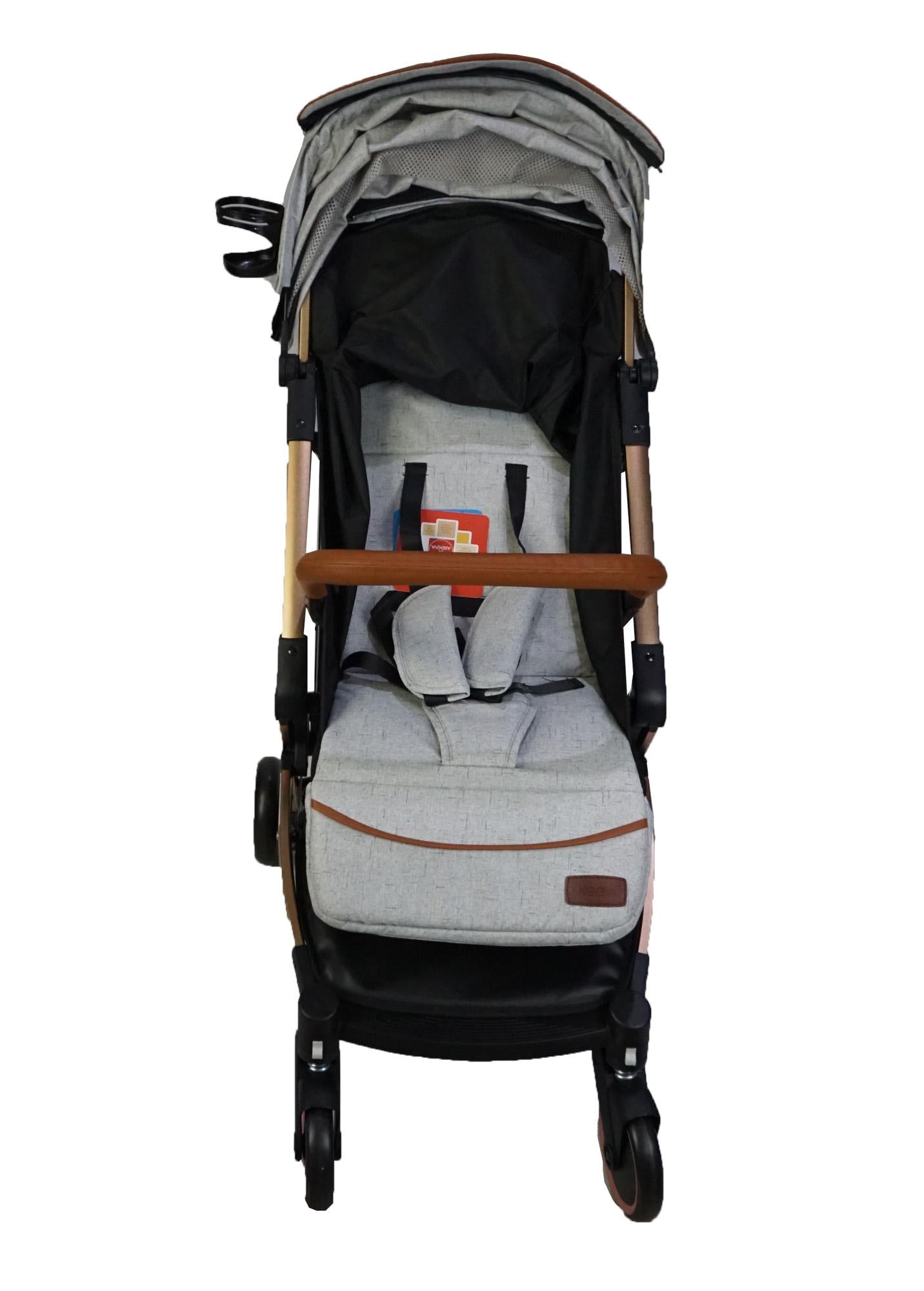 [ONLINE EXCLUSIVE] Akeeva X Evenflo Travel Stroller (Esmio Gold)