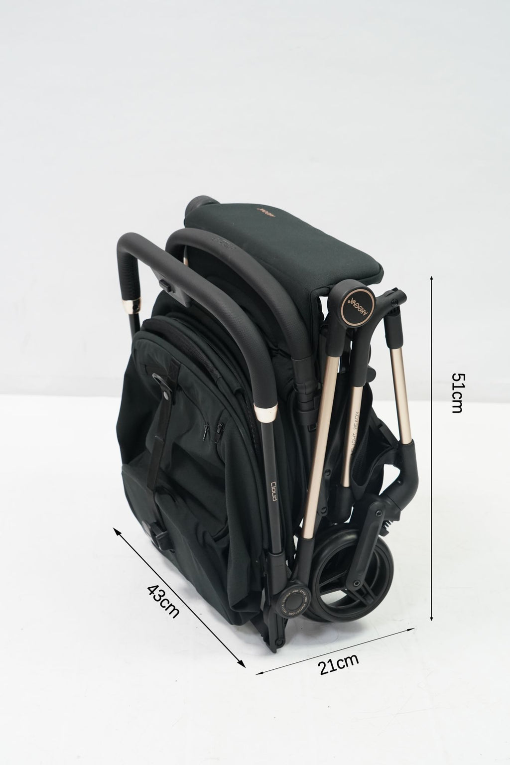Akeeva Luxury Cabin-sized Stroller (Cloud)