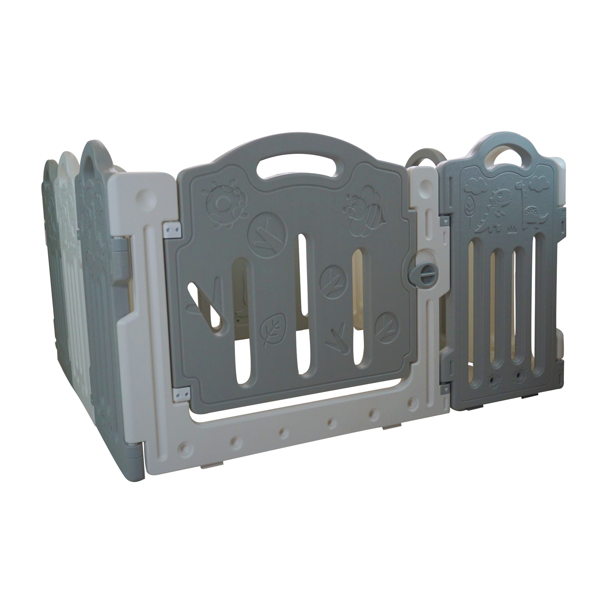 Akeeva Playfence / Playpen / Play yard / Safety Rail (8+2 Panels)