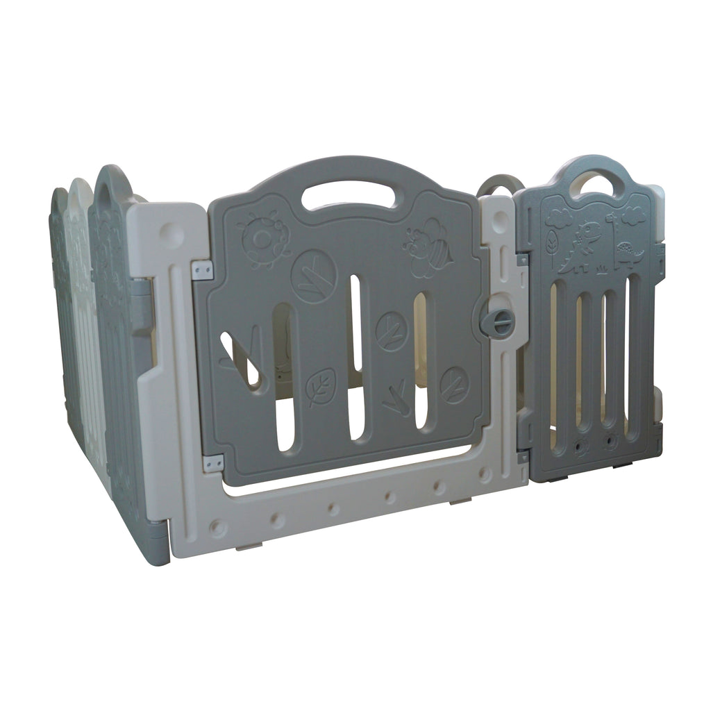 Akeeva Playfence / Playpen / Play yard / Safety Rail (8+2 Panels)