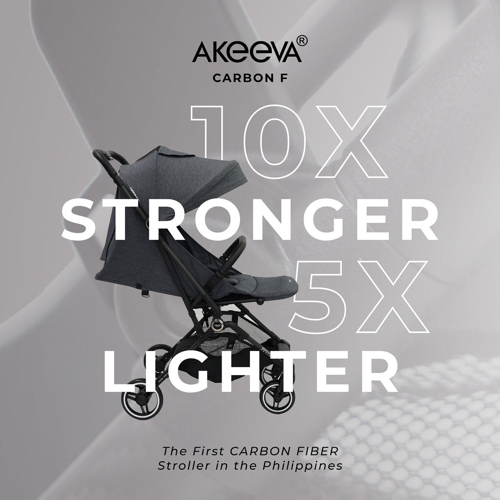Akeeva Carbon Fiber Stroller (Carbon-F) Cabin Sized