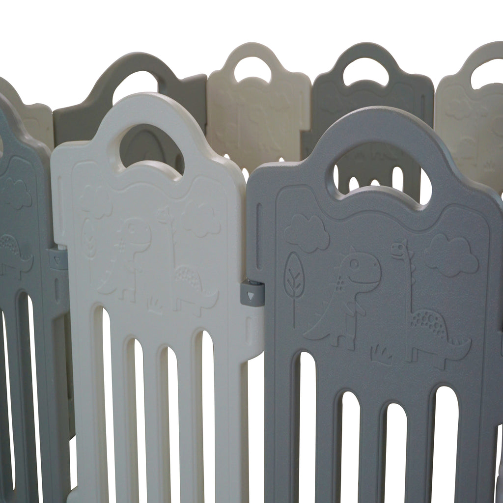 Akeeva Playfence / Playpen / Play yard / Safety Rail (8+2 Panels)