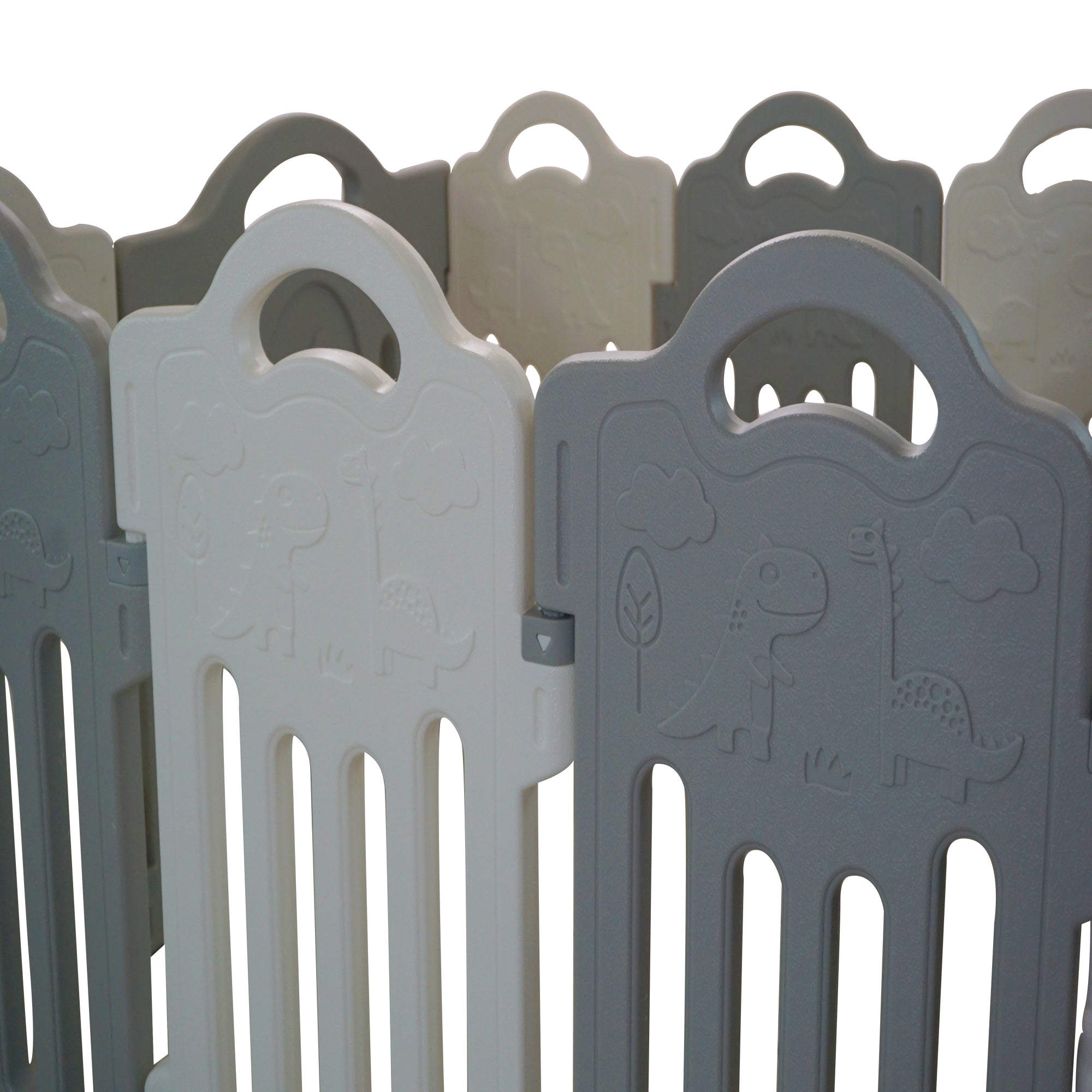 Akeeva Playfence / Playpen / Play yard / Safety Rail (8+2 Panels)
