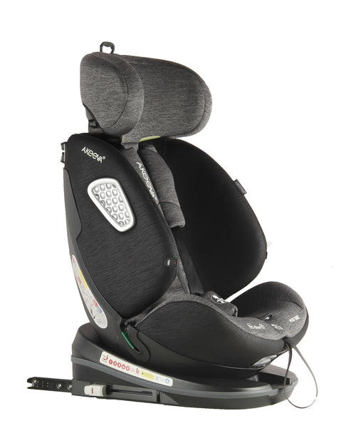Akeeva 360 Rotate Isofix Carseat w/latch and Cocoon Protection (POD 360) w/ICC